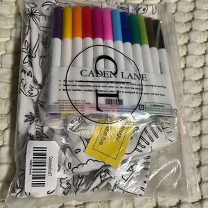 Caden Lane Colorable 2 piece dinosaur pajama set size 3T brand new in bag